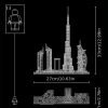 Goodsright Decor 740pcs Grand Architecture Building Kit - Highly Detailed Collectible Set for Adults with Challenging Creative Building Experience - Inspired by Iconic Skylines