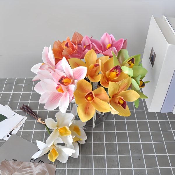 Goodsright Decor 12pcs, Vibrant Artificial Flower and Plant Combination - Perfect for Adding a Pop of Color to Any Space - Romantic Wedding Decor Essentials, Elegant Home Accent, Versatile Indoor and Outdoor Decor for Any Season, Perfect for Themed Parties