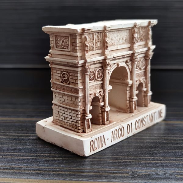Goodsright Decor Resin Collectible Figurine of Rome's Arch of Constantine - Versatile Indoor & Outdoor Decorative Piece, Electricity-Free