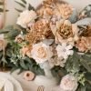 Goodsright Decor 1pc Champagne Elegance Artificial Flower Bundle - Lush Realistic Blooms with Stems for DIY Wedding Bouquets, Centerpieces & Home Decor - Perfect for Spring Showers, Parties & Valentines Day