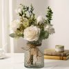 0fb5f4d14709382101053fe5273123a7 Goodsright Decor 1 Bundle of Lifelike Simulation Rose Flowers - Artificial Wedding Bouquet for Farmhouse Home Boho Decor, Table Centerpieces, DIY Decorations, Spring Summer Room Decor, and Aesthetic Home Accents