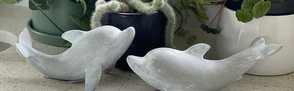 dolphin on bbq bench 