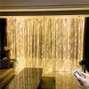 Goodsright Decor Charming 600LED USB Curtain Lights with Remote ?C Transform Spaces with Cozy Yellow Ambiance for Weddings & Celebrations