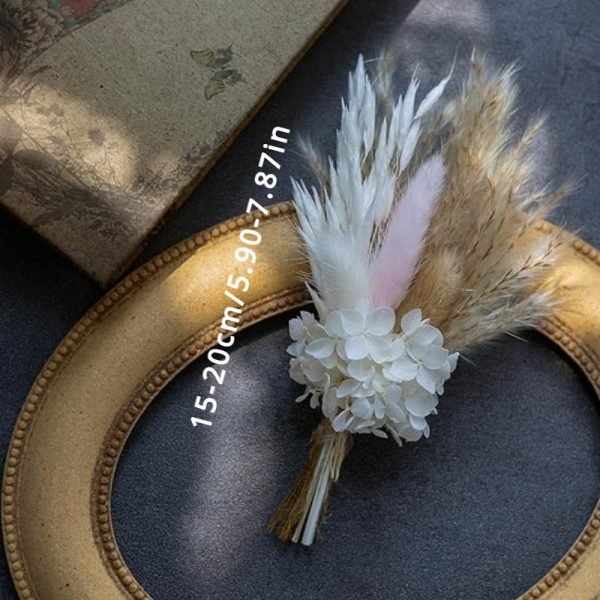 Goodsright Decor 6-Pack Rustic Chic Artificial Flower Bouquets - Realistic Faux Floral Arrangements for Wedding Table Centerpieces, DIY Crafts, and Elegant Home Decor - Perfect for Adding a Touch of Elegance and Sophistication