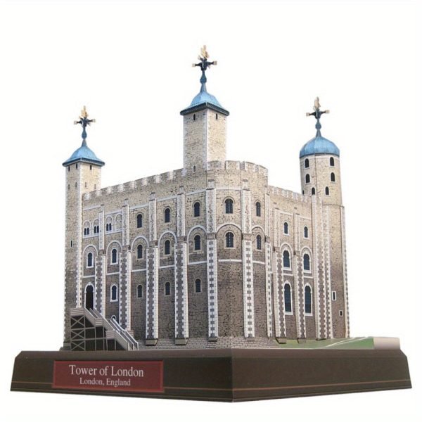 Goodsright Decor "Royal Palace" Handcrafted 3D Paper Model Of The Tower Of London - Perfect For Home & Office Decor, Ideal Gift For Architecture Enthusiasts