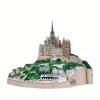 1712546267195-0e1cdf80e7bb4c2285849c62126a09bf-goods Goodsright Decor Saint-Michel Abbey 3D Paper Model Kit - Handmade DIY World Famous Architecture Replica, Coated Finish, Ideal for Bedroom, Living Room, Office, Study Decor