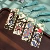 Goodsright Decor 4Pcs Japanese Style Metal Bookmarks, Fushimi Wind Gift Box, Traditional East Asian Souvenir, Elegant Design, Durable Other Metal Materials