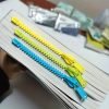 Goodsright Decor 3-Pack Creative 3D Zipper Plastic Bookmark Set - Reading Page Marker for Students, Kawaii Stationery Gift for Boys and Girls