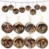 Goodsright Decor "Holy Night" 16-Piece Nativity Scene Wooden Ornaments Set - Perfect For Home, Church & Holiday Decorations