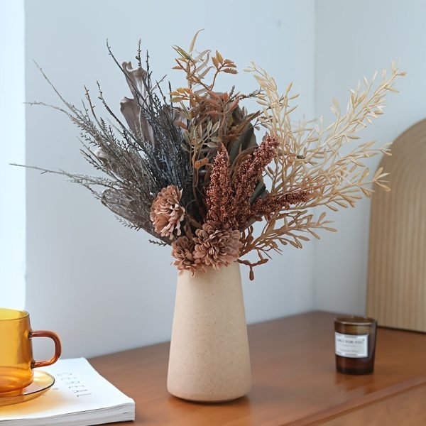 Goodsright Decor 1 Bundle, Simulation Flower Ball Chrysanthemum Bouquet, For Cafe Atmosphere Decoration, Home Living Room Decoration, Study Decoration, Holiday Atmosphere Decoration, Shooting Props