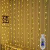 Goodsright Decor Enchanting Willow LED Curtain Lights, 1 Pack of 100, USB-Powered with 8 Twinkling Modes - Versatile Decor for Christmas, Weddings, Parties, Bedrooms, and New Year Ambiance