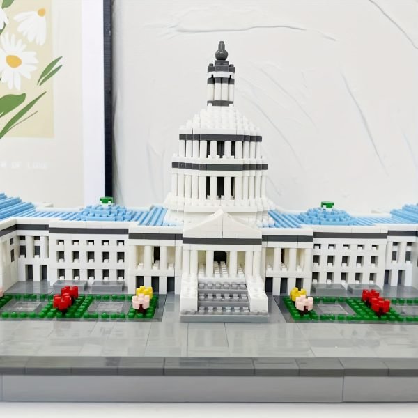 Goodsright Decor 3299pcs World Famous Landmark Large Building, Parliament Building Eiffel Tower Block Model, Three-dimensional Assembly Puzzle Toy, Christmas Birthday Gift