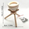 Goodsright Decor 1pc Wood Aromatherapy Essential Oil Diffuser, Wood Scented Air Essential Oil Diffuser Mini Stone Diffuser For Bedroom Wardrobe Bathroom