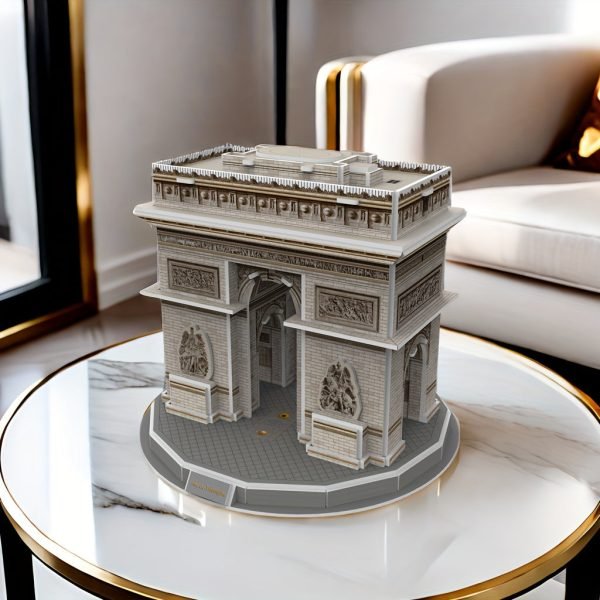 Goodsright Decor DIY 3D Arc de Triomphe Diorama Kit for Adults - Creative Paper Craft Home Decor, Collectible Olympic & Travel Souvenir, Ideal for Birthday, Graduation, Valentine's & Father's Day Gift