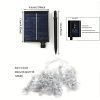 Goodsright Decor 1 Pack New Solar Panel LED Fairy Lights Outdoor Holiday Lights, Wedding Party Decorative Lights, Thanksgiving Christmas Halloween Wreaths For Street Decorations