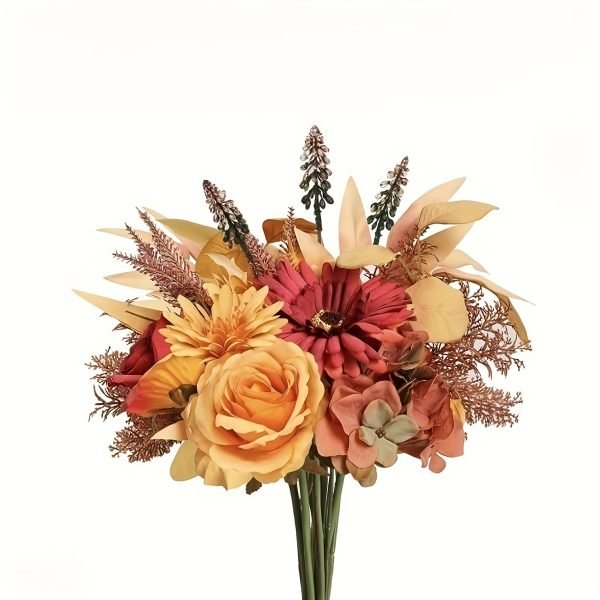 Goodsright Decor 1pc Lifelike Artificial Flowers - Beautifully Arranged Silk Bouquet for Wedding, Home, Kitchen, and Garden Party Decor - Perfect Centerpiece for Special Occasions