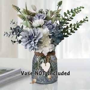 Goodsright Decor 1pc Ultra-Realistic Silk Flower Bundle - Elegant Decor for Home, Kitchen & Wedding Centerpieces - Low-Maintenance, Versatile Arrangement - Enhances Any Rooms Ambiance - Bundle for Vase (Vase Not Included)