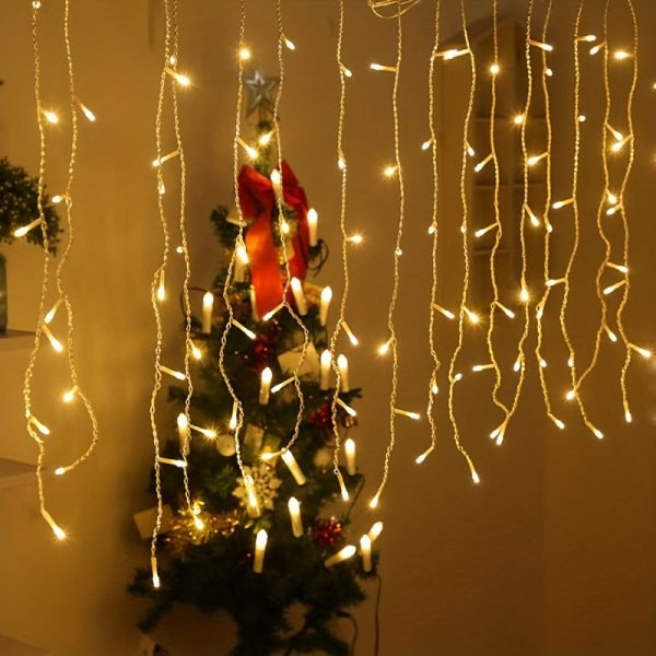 Goodsright Decor 1 Pack New Solar Panel LED Fairy Lights Outdoor Holiday Lights, Wedding Party Decorative Lights, Thanksgiving Christmas Halloween Wreaths For Street Decorations