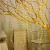 Goodsright Decor Enchanting Willow LED Curtain Lights, 1 Pack of 100, USB-Powered with 8 Twinkling Modes - Versatile Decor for Christmas, Weddings, Parties, Bedrooms, and New Year Ambiance