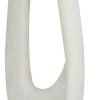 510e_X9OcZL._AC_SL1500 Goodsright Decor 79 Polystone Abstract Decorative Sculpture Cut-Out Home Decor Statue with Marble Stand, Accent Figurine 7" x 3" x 20", White
