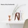 Goodsright Decor Decorative Bookends for Heavy Books, Thinker Statue Book Holders for Shelves & Office Desk, Abstract Decor Aesthetic Book Ends Stoppers, Modern Bookshelf Decoration