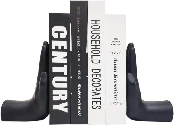51ARShhVWTL._AC_SL1000 Goodsright Decor Decorative Bookends Chess Bookends, Book Shelf Decor Book Ends for Heavy Books, Heavy Bookends Book Stoppers for Desk Decoration, Unique Bookends Decor for Office Home (Chess Bookends)