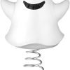 Goodsright Decor Halloween Pumpkin Skull Ghost Miniature Tree Topper Spooky Halloween Ornaments Pumpkin Halloween Tree Topper 4 Inches Mini Halloween Christmas Tree Ornaments for Halloween Party (Ghost)