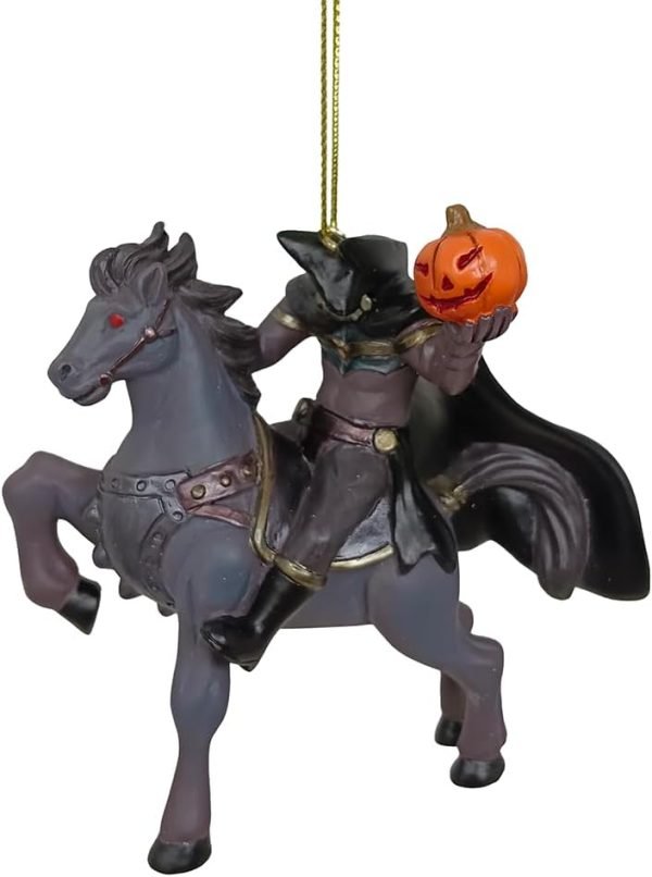 51RbC6f_-WL._AC_SL1000 Goodsright Decor Headless Horseman Spooky Halloween Ornament, Scary Christmas Tree Resin Decoration