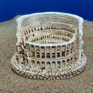 Goodsright Decor 1pc Exquisite Mini Roman Colosseum Ornament - Intricately Crafted Resin Statue Art for Bookshelf Home Living Room Office Cabinet Decor - Perfect for Valentines Day Christmas New Year Bonsai Sand Plate Decor