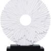 61CwQsL5GbL._AC_SL1500 Goodsright Decor Black and Gold Home Decor Sculpture, Above Kitchen Cabinet Decor Aesthetic, Living Room Decor Round Statue Medallion, Center Pieces Decoration for Table - Ideal, Bedroom, Office Desktop Decor