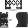 61KarlRt6RL._AC_SL1500 Goodsright Decor Adjustable Bookends, 19 inches 2 Dividers Heavy Duty Metal Book Holders, Book Storage Rack, Desk Organizer Magazine File Holder for Office, School, Bookstore and Home, Black