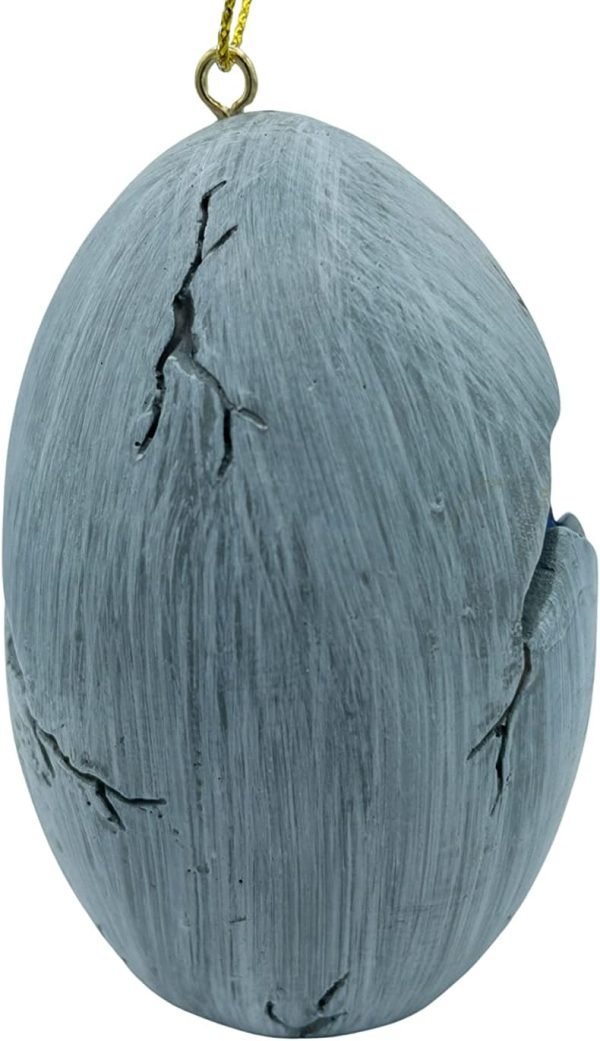 Goodsright Decor Baby Blue Dragon Hatching from Egg Christmas Tree Ornament Figurine