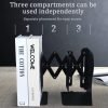 61f999ypEJL._AC_SL1500 Goodsright Decor Adjustable Bookends, 19 inches 2 Dividers Heavy Duty Metal Book Holders, Book Storage Rack, Desk Organizer Magazine File Holder for Office, School, Bookstore and Home, Black