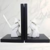 61gxayJSHcL._AC_SL1500 Goodsright Decor Chivalrous Samurai Bookends, Modern Chinese Tai Chi Character Book Ends, Heavy Abstract Bookend, Japanese Warrior Statue Book Stoppers, Kongfu Non-Slip Crafts Book Ends, for Office Home Decor(Color:B)