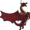 Goodsright Decor Red Flying Gothic Dragon Fantasy Christmas Tree Hanging Ornament Statue