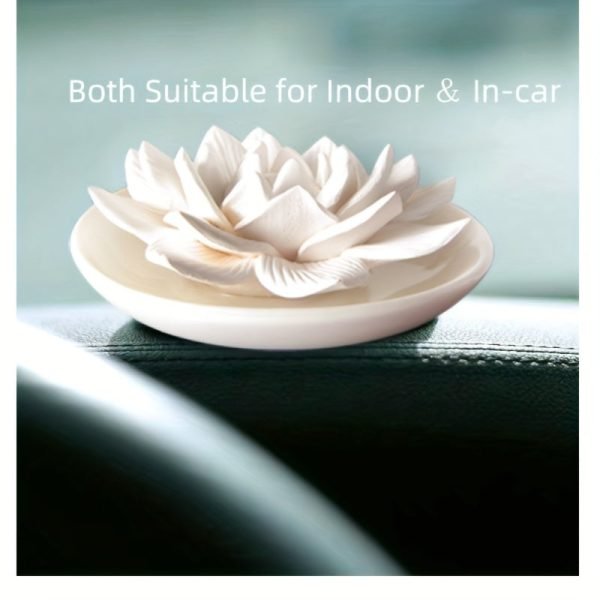69aee267a4b0b049223b13104b1fe5e6 Goodsright Decor 1pc Exquisite Ceramic Flower-Shaped Aroma Diffuser - Empty Bottle for Custom Fragrance, Home Decor, Air Freshener, and Car Accessory for Wedding, Halloween, and Christmas Decorations