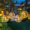 Goodsright Decor Waterproof 50Ft LED G40 Globe String Lights ?C Dimmable, Energy-Efficient & Warm Ambiance for All Festive Occasions, 27+2 Shatterproof Bulbs, US Ready