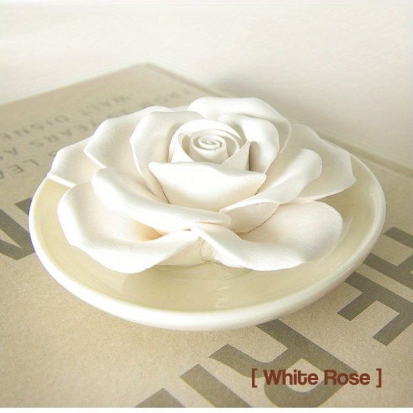 6aab7757-f4aa-401d-8e7f-6c2130fb5d7d_800x819.jpeg.a Goodsright Decor 1pc Exquisite Ceramic Flower-Shaped Aroma Diffuser - Empty Bottle for Custom Fragrance, Home Decor, Air Freshener, and Car Accessory for Wedding, Halloween, and Christmas Decorations