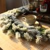 Goodsright Decor 1pc 70.87 Inch High-quality Christmas Wreath Made Of Artificial Grape Vines, Hanging Flower Wreaths, Christmas Decoration, Home Christmas Fireplace Door Decoration