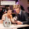 Goodsright Decor White Couple Statue Love Sculpture: Ceramic Couple Figurine Abstract Art Statue Modern Home Decor for Bedroom Shelf Table Mantel Couples Decor Wedding Table Decor