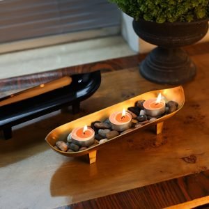 71d21e25-3eec-450b-ba1b-e03e12b39576-1 Goodsright Decor Vintage European-Inspired Iron Tray Candle Holder - Creative Desktop Aromatherapy Candle Stand Decor