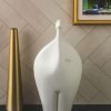 71xuD17R91L._AC_SL1500 Goodsright Decor White Ceramic Sculpture - Home Decor Statue for Serenity, Modern Art Table Top Decoration - Aesthetic Figures Ornaments for Living Room, Bedroom, Office, Shelf, Abstract Style Gifts