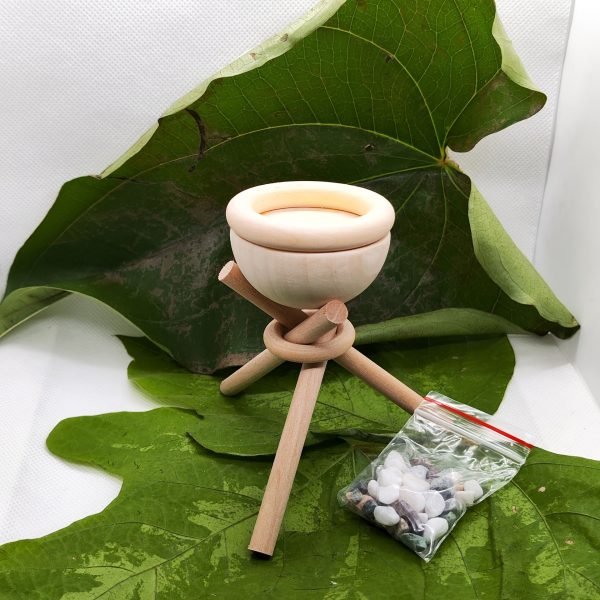 Goodsright Decor 1pc Wood Aromatherapy Essential Oil Diffuser, Wood Scented Air Essential Oil Diffuser Mini Stone Diffuser For Bedroom Wardrobe Bathroom