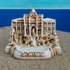 Goodsright Decor 1pc, Resin Miniature Trevi Fountain, Roman Church Sculpture, Rome Italy Sand Tray, Psychological Sandplay