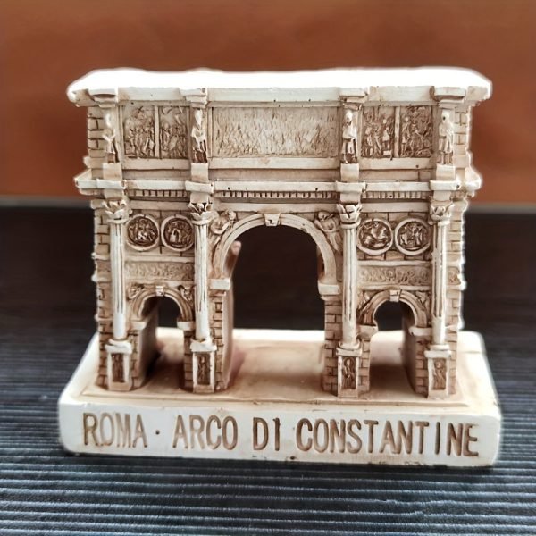 Goodsright Decor Resin Collectible Figurine of Rome's Arch of Constantine - Versatile Indoor & Outdoor Decorative Piece, Electricity-Free
