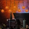Goodsright Decor Halloween Pumpkin Lights, 7Ft Pumpkin String Lights with 10 Mini Jack-O-Pumpkins & 25 Mini Orange Halloween Theme Lights for Indoor/Outdoor, Wedding, Bedroom, Home, Window, Halloween Decorations