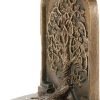 81CL7eveMxL._AC_SL1500 Goodsright Decor Tree of Life Bookends Set, Antique Brass Tree Book Ends, 2 Decorative Bookends for Shelves or Bookcase, Cast Iron Bookends, Stylish Brass Bookends, Non-Skid Anti-Slip Heavy Bookends, Home D??cor Gift