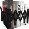 81IXVjFdIgL._AC_SL1500 Goodsright Decor Adjustable Bookends, 19 inches 2 Dividers Heavy Duty Metal Book Holders, Book Storage Rack, Desk Organizer Magazine File Holder for Office, School, Bookstore and Home, Black