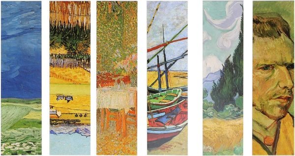 Goodsright Decor Van Gogh Oil Painting Bookmarks for Women Men Kids Boys Girls Children Teens, 30PCS