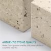 Goodsright Decor Natural Marble Decorative Sculpture - Sleek & Modern Ornament Design for Home Decor - Versatile Living Room, Bathroom, and Kitchen Ornaments